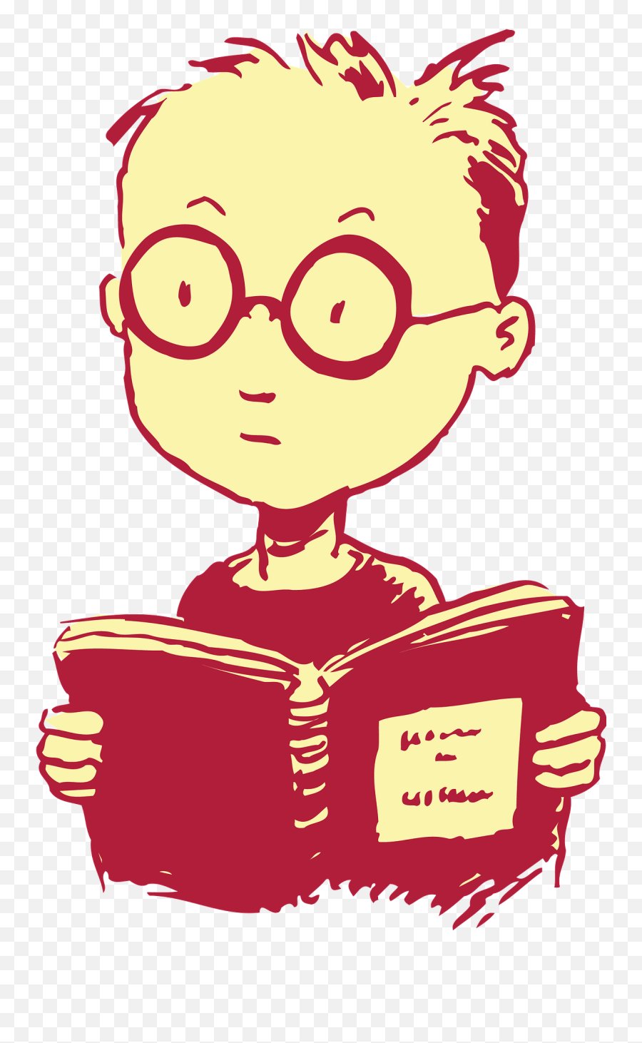 Nerd Boy With A Book Clipart Free Download Transparent Png - Maxime 9 Hurrelmann Emoji,Nerd Clipart