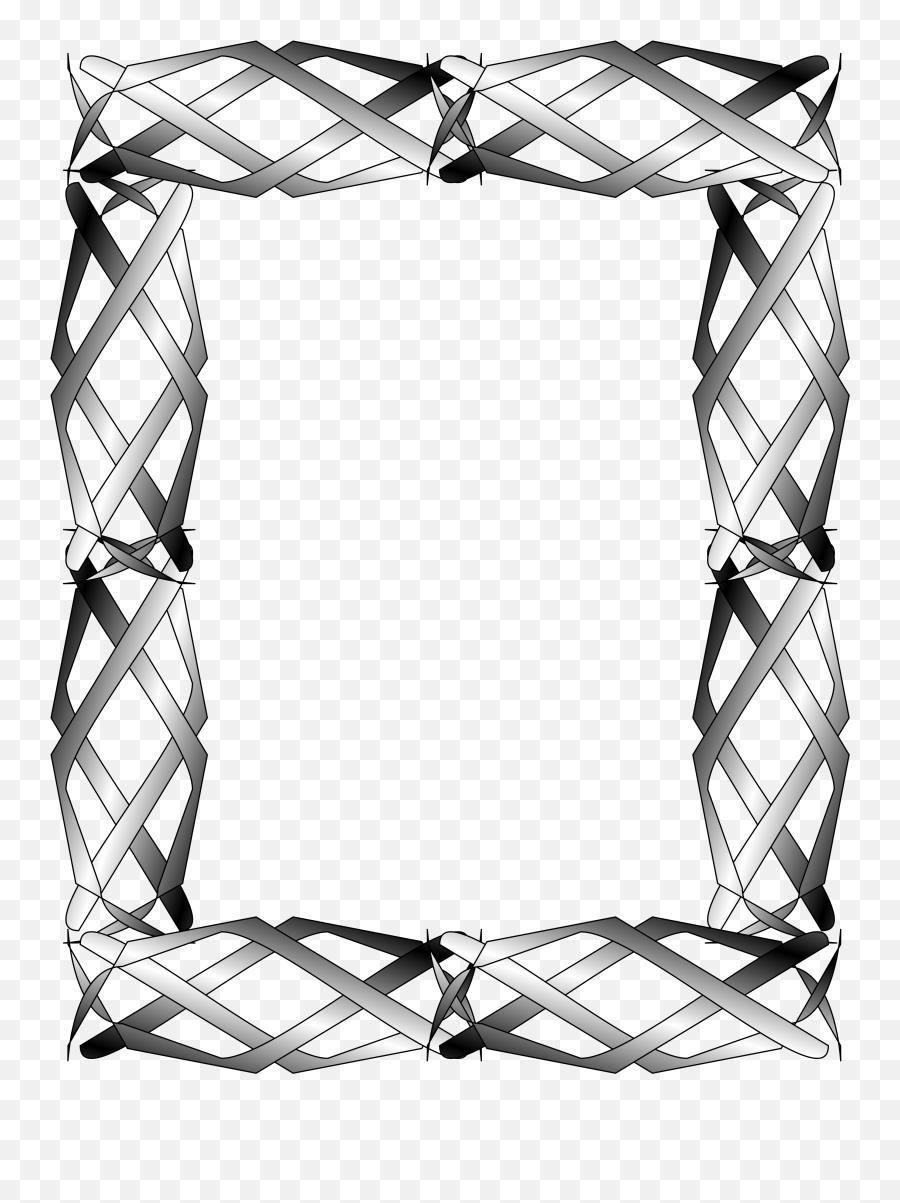 Celtic Silver Frame Border - Png Abstract Frame Border Emoji,Silver Border Png