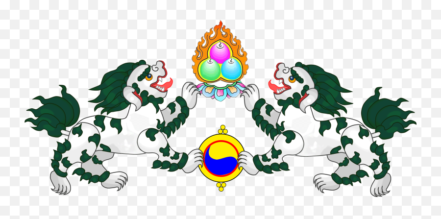 Snow Lion - Tibetan Snow Lion Png Emoji,Snow On Ground Png