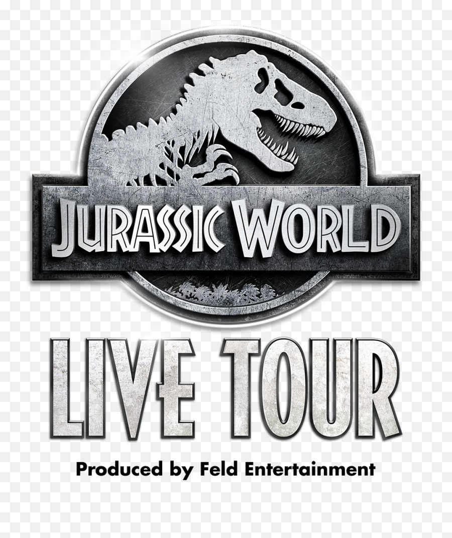 Jurassic World Live Is Roaring - Jurassic World The Exhibition Logo Emoji,Jurassic Park Logo Black And White
