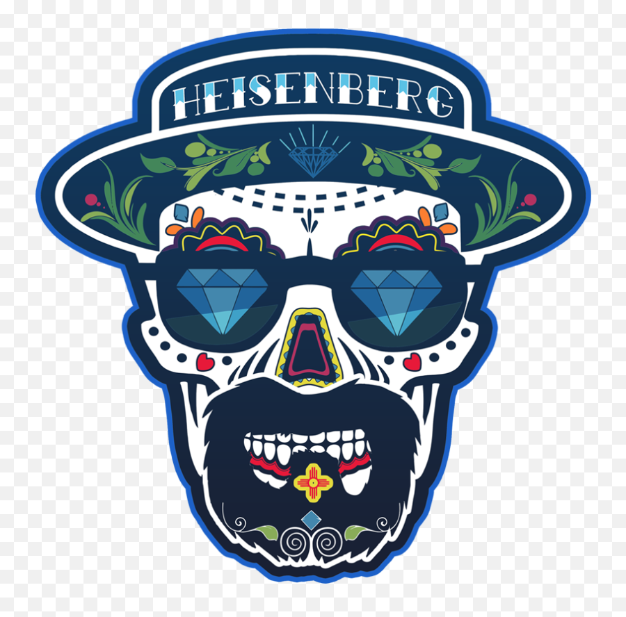 Teepublic Heisenberg De Los Muertos - Breaking Bad Logo Art Emoji,Breaking Bad Logo Png