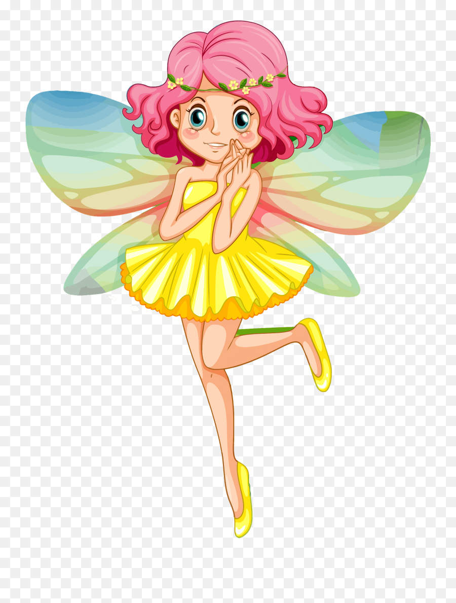Colorful Fairy Clipart - Angle Fairy Emoji,Fairy Clipart