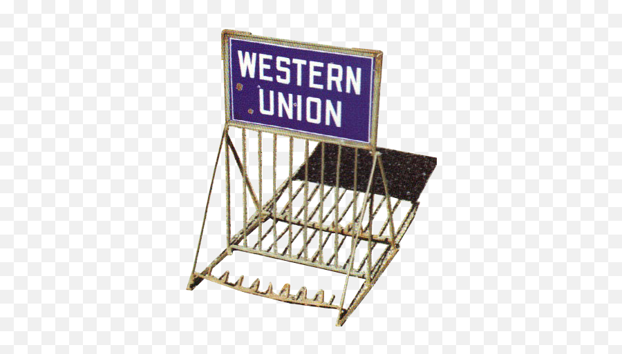 Western Union Bicycle Rack U2013 Vintage Advertising Collector Emoji,Let's Make A Deal Logo