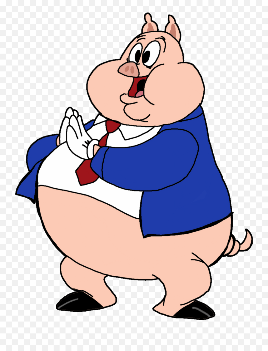 Looney Tunes Character Porky Pig - New Looney Tunes Porky Emoji,Looney Tunes Clipart