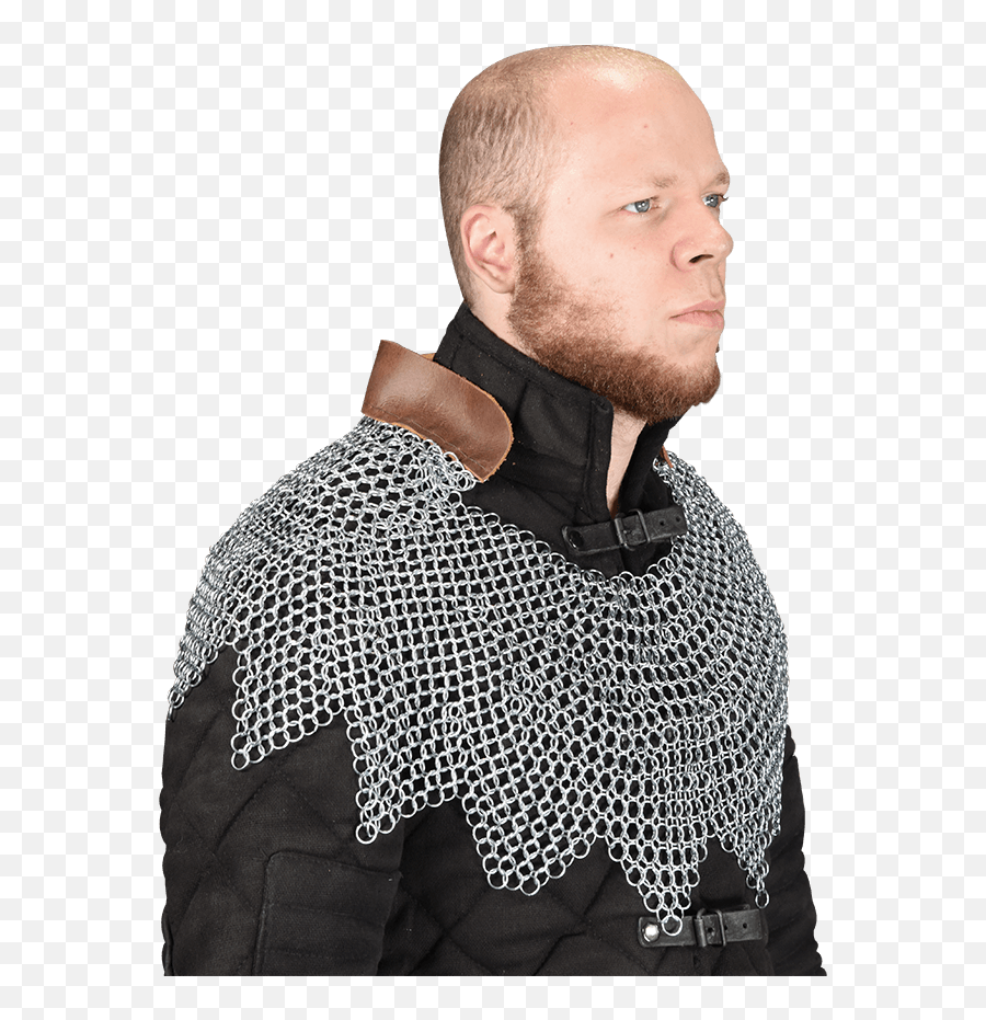 Butted Chainmail Mantle Dagged Emoji,Chainmail Png
