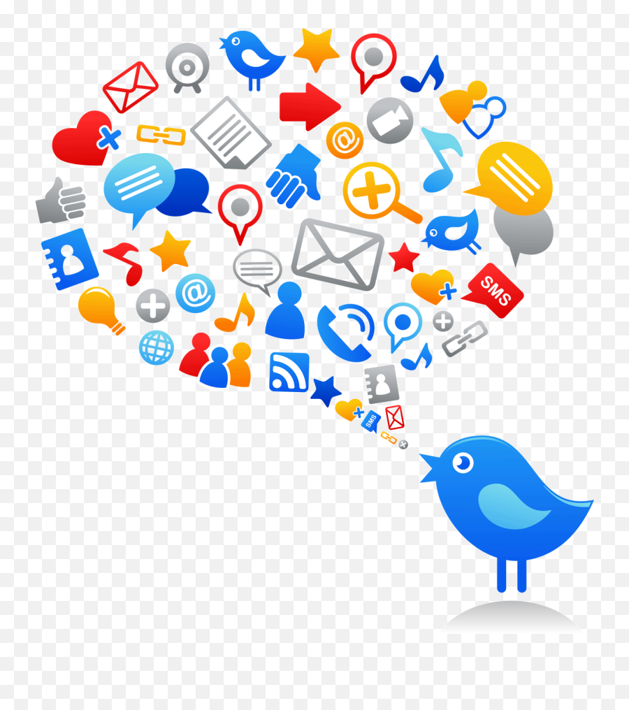 Download Hd Social Media Graphics Png Transparent Png Image Emoji,Social Media Transparent Background