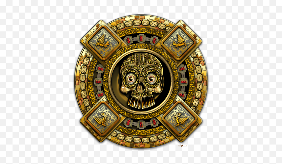Download Mictlantecuhtli Aztec God Of Death - Aztec God Of Emoji,Aztec Png