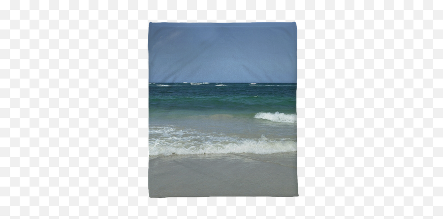 Tropical Ocean Waves Plush Blanket U2022 Pixers - We Live To Change Emoji,Beach Waves Png
