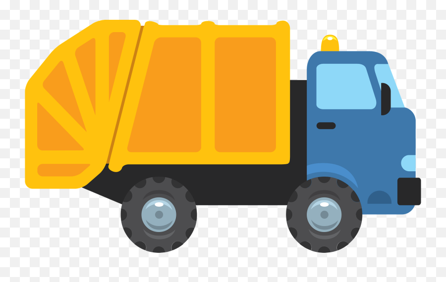 Garbage Truck Clipart - Commercial Vehicle Emoji,Dump Truck Clipart