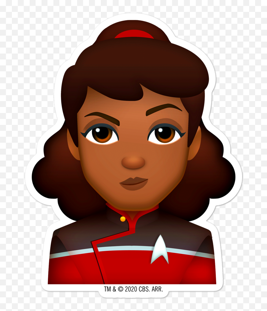 Cute Star Trek Character Emoji Stickers - Star Trek Shop Lower Decks,Cbs Star Trek Logo