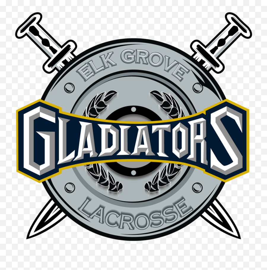 Elk Grove Gladiators Lacrosse New Crest Looking Logo Design - Gladiators Logo Emoji,Sport Logo