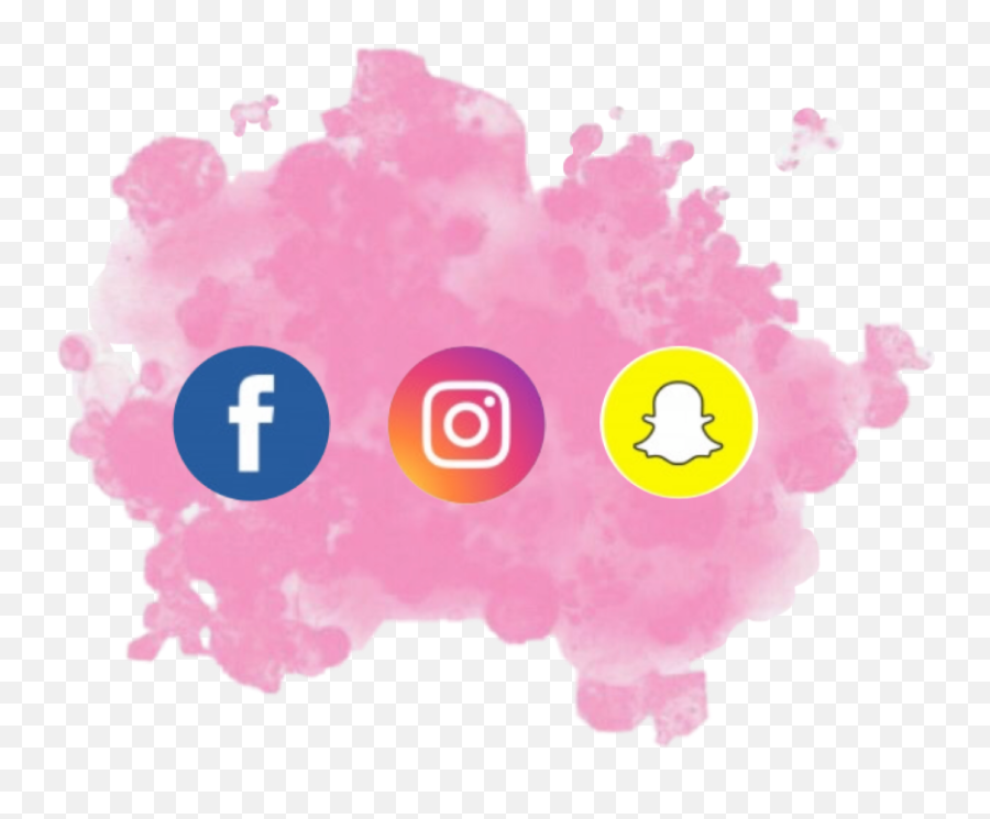 Logo Redessociales Facebook Sticker By Yurima Llerena - Facebook Instagram Snapchat Logo Transparent Emoji,Pink Facebook Logo
