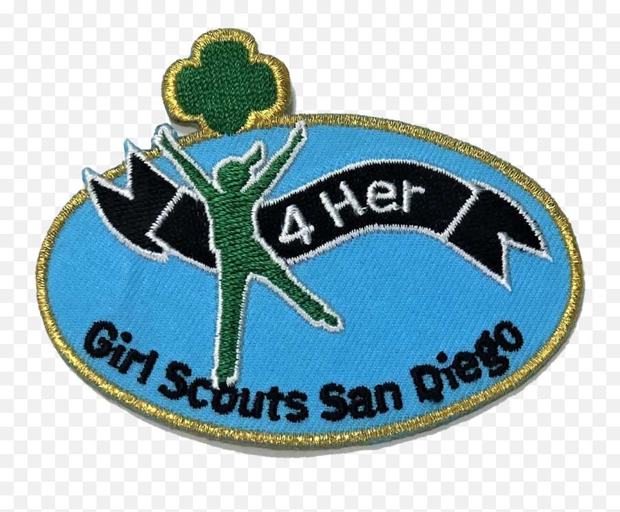 Patch Programs Girl Scouts San Diego - Embroidery Emoji,Girl Scout Logo