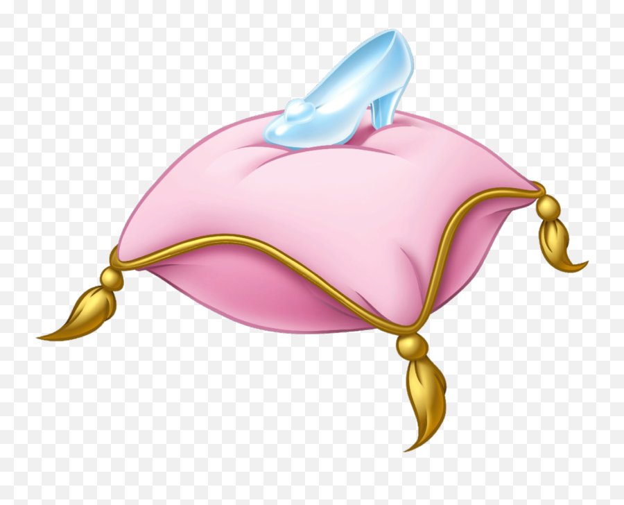 Cinderella Shoe On Pillow - Cinderella Original Glass Slipper Emoji,Cinderella Png