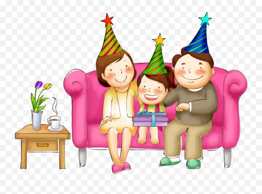 Families Clipart Birthday Party Emoji,Birthday Party Clipart
