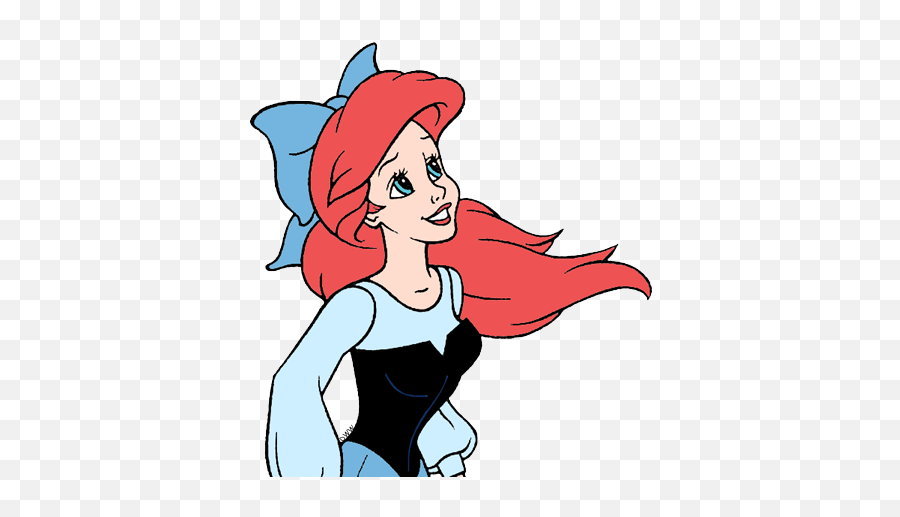 Download Ariel In Blue Dress - Princess Ariel Dres Blue Emoji,Ariel Png