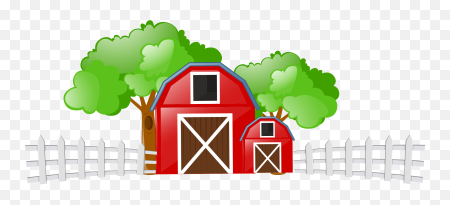 Cattle Farm Livestock Field Clip Art - Picket Fence Emoji,Farm Clipart