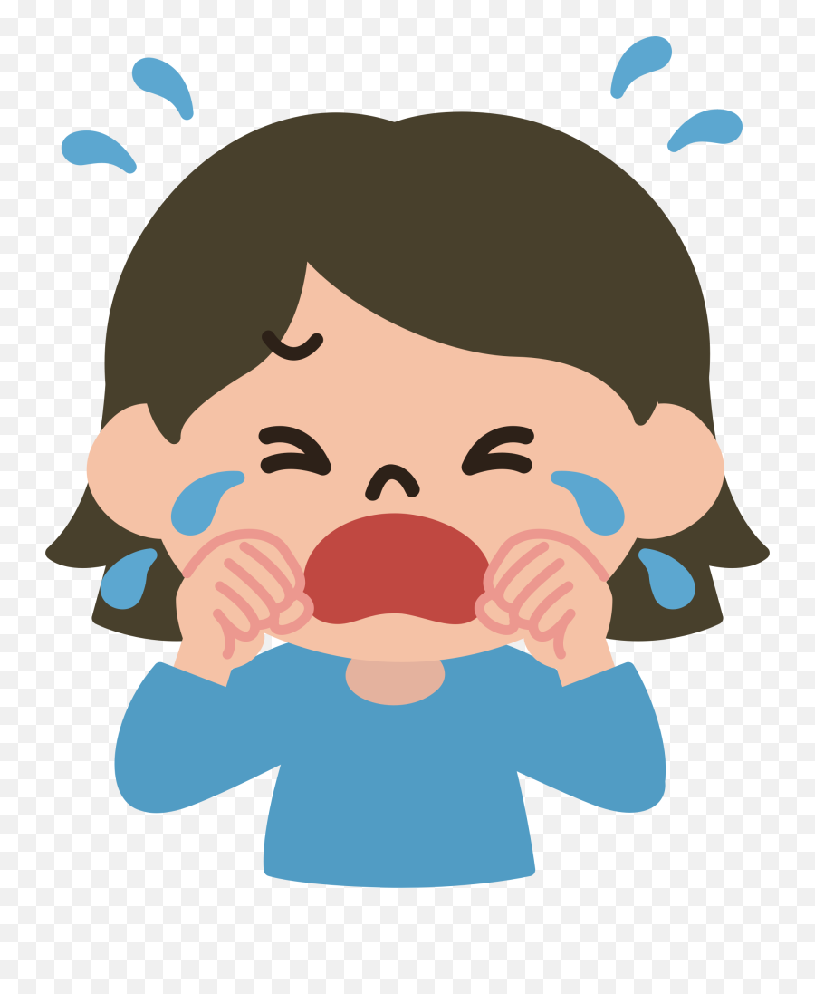 Crying Lady Clipart - Girl Crying Clipart Emoji,Lady Clipart