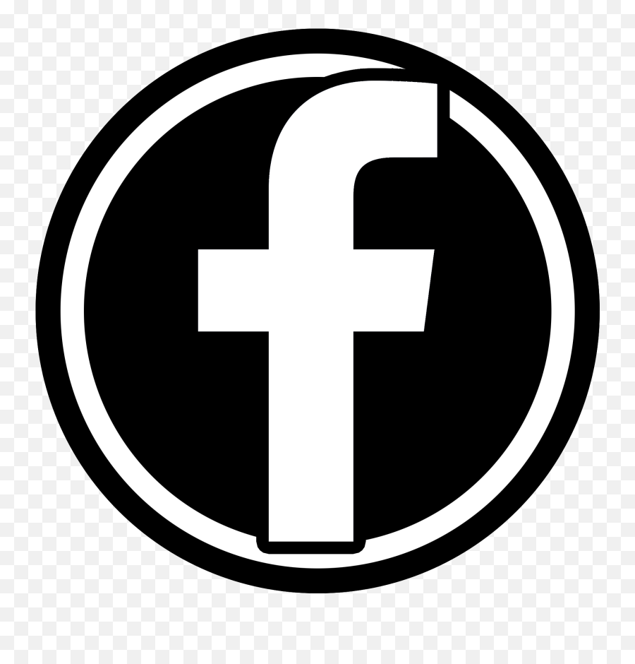 Black Facebook Logo Transparent File - Black Facebook Page Logo Emoji,Facebook Logo Size