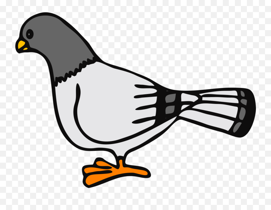 Pigeon 2 Clip Art At Clker - Animated Picture Of A Pigeon Emoji,Pigeon Clipart