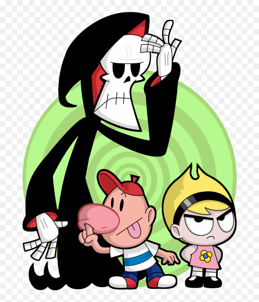 Cartoon Network Week 03 Grim Adventures By The Driz - Billy And Mandy Emoji,Grim Reaper Clipart