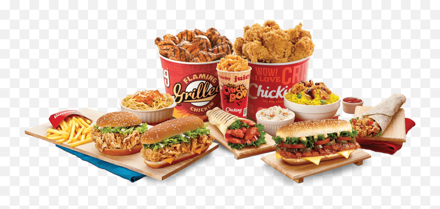 Fast Food Restaurant Junk Food Kfc Hamburger - Junk Food Png Fast Food In Png Emoji,Food Png