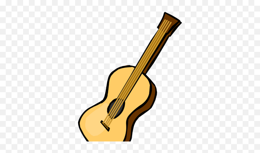 Acoustic Guitar - Fiesta Guitar Clipart Emoji,Acoustic Guitar Png