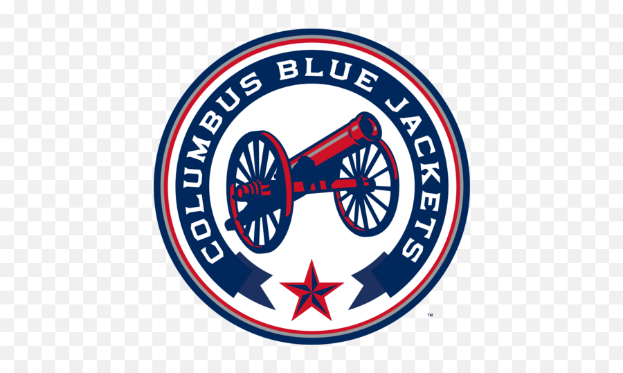 Cbj Red Cannon Logo - Alternate Columbus Blue Jackets Logo Emoji,Cannon Logo