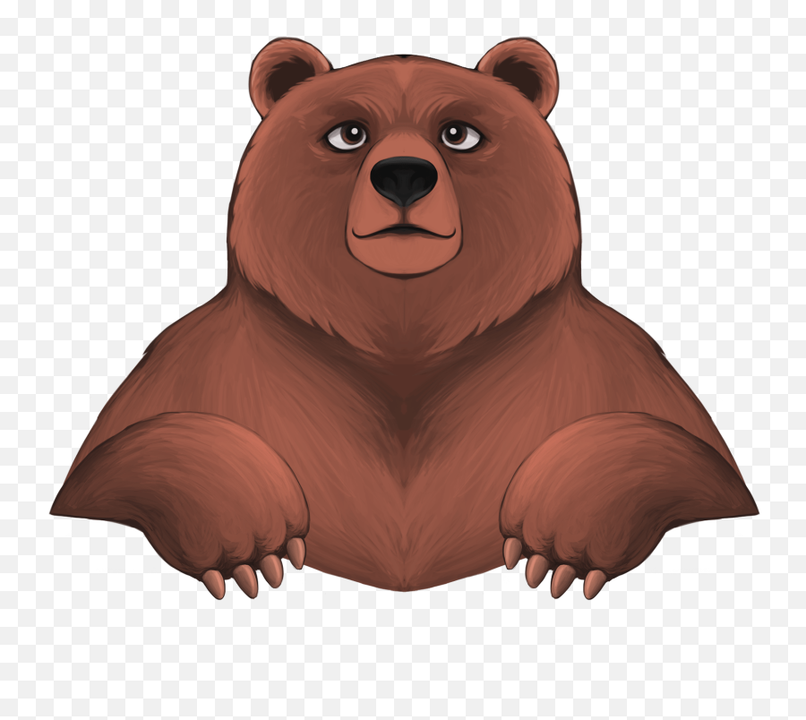 Logo Illustration Emoji,Grizzly Bear Logo