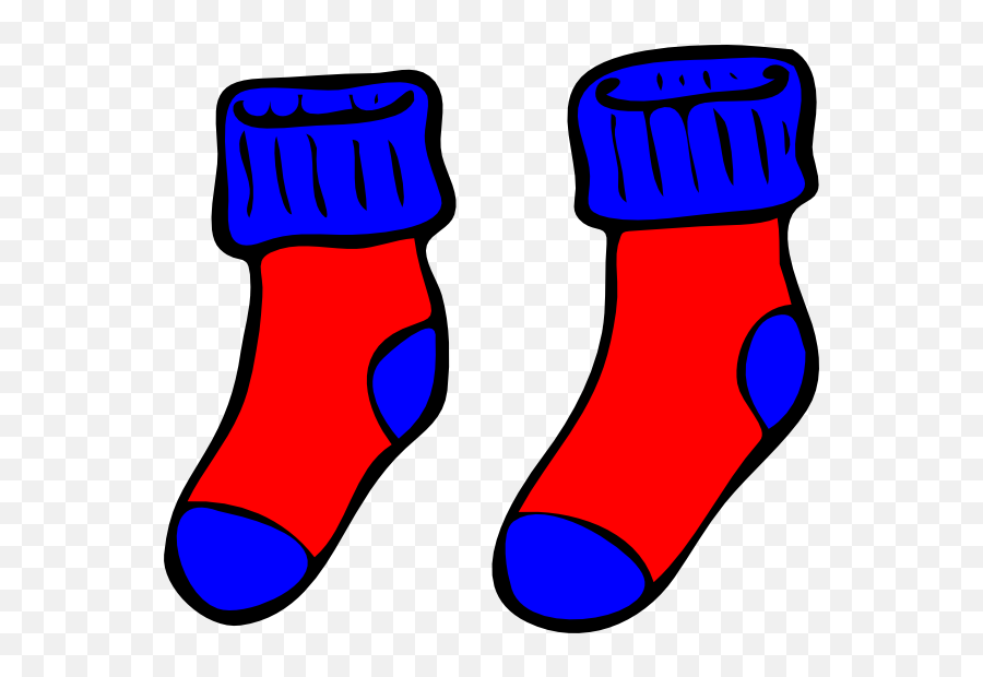 Clipart Socks Blue Socks Clipart Socks - Boys Socks Clip Art Emoji,Socks Clipart