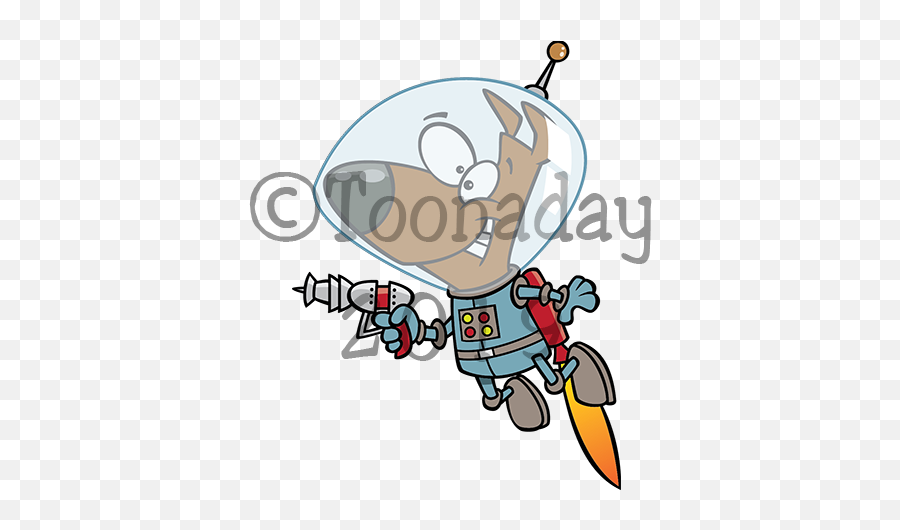 Spacedog - Toonaday Spacedog Emoji,Floating Astronaut Clipart