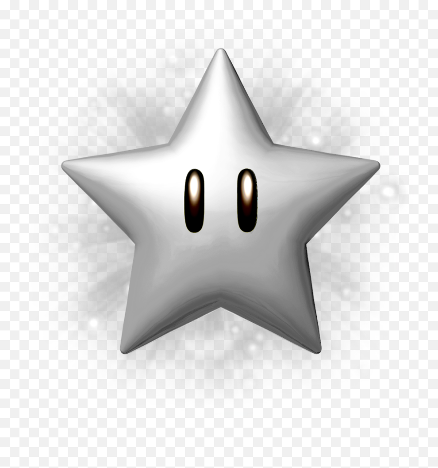 Silver Star Emoji,Mario Star Png