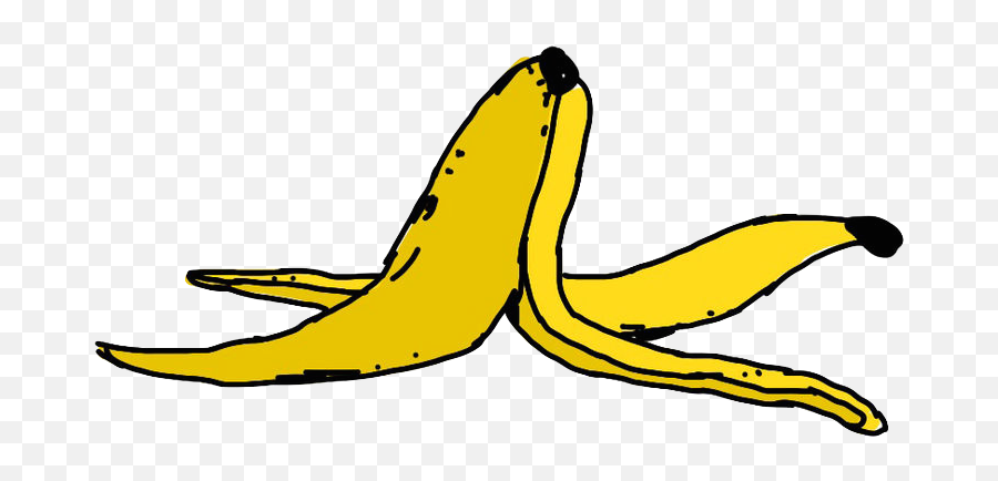 Download Banana Clipart Waste - Drawings Of Banana Peels Png Transparent Background Banana Peel Clipart Emoji,Banana Clipart