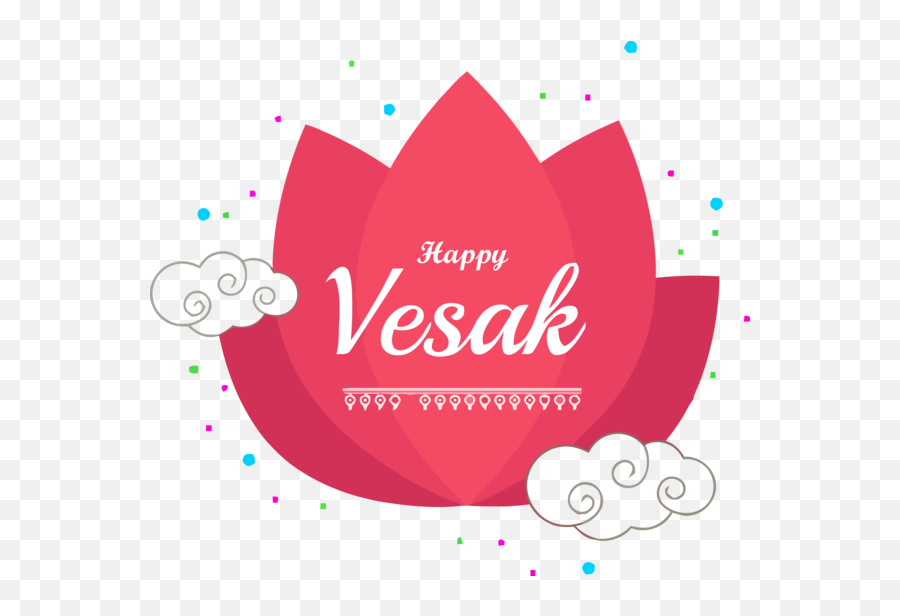 Vesak Text Logo Pink For Buddha Day For Vesak - 4044x3608 Special Features Emoji,Pink Logo