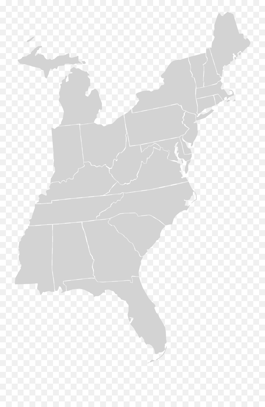 Eastern United States Png U0026 Free Eastern United Statespng - States With Stand Your Ground Laws Emoji,United States Png