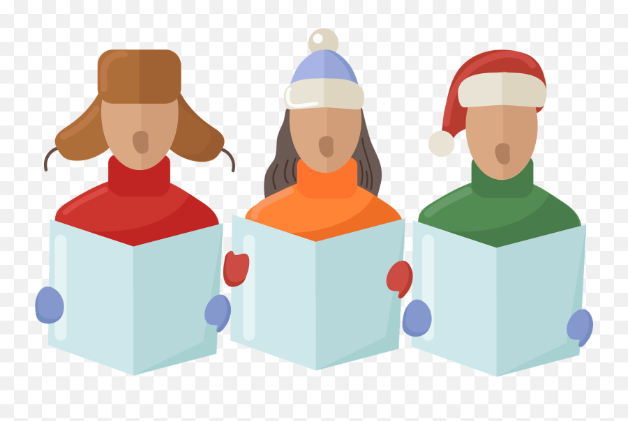 Villancico Clipart Dibujos Animados Descargar Gratis - For Adult Emoji,Christmas Carolers Clipart