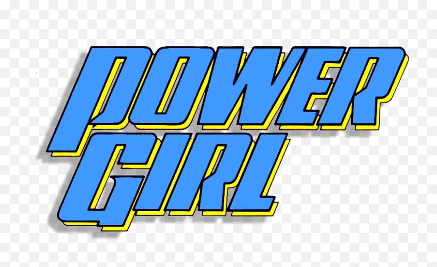 Power Girl Vol 1 Logo - Girl Power Emoji,Girl Power Png