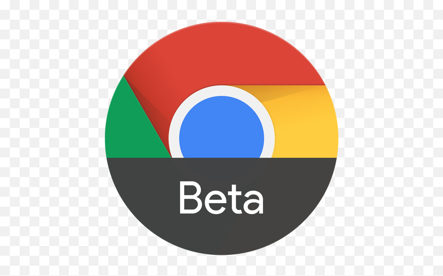 Chrome Beta Browser Logo Free Icon - Chrome Beta Icon Emoji,Beta Logo