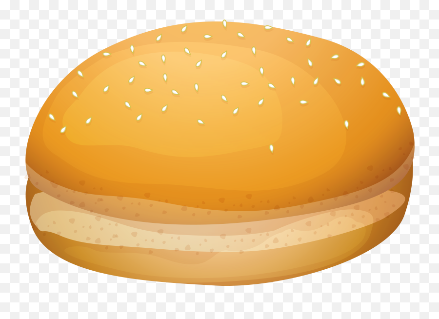Download Hamburger Clipart Bread Cheese - Bun Clipart Png Emoji,Bread Slice Clipart