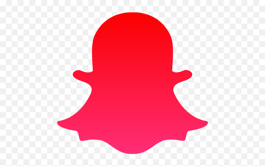High Resolution Snapchat Red Logo Icon - Neon Snapchat Logo In Red Emoji,Snapchat Logo