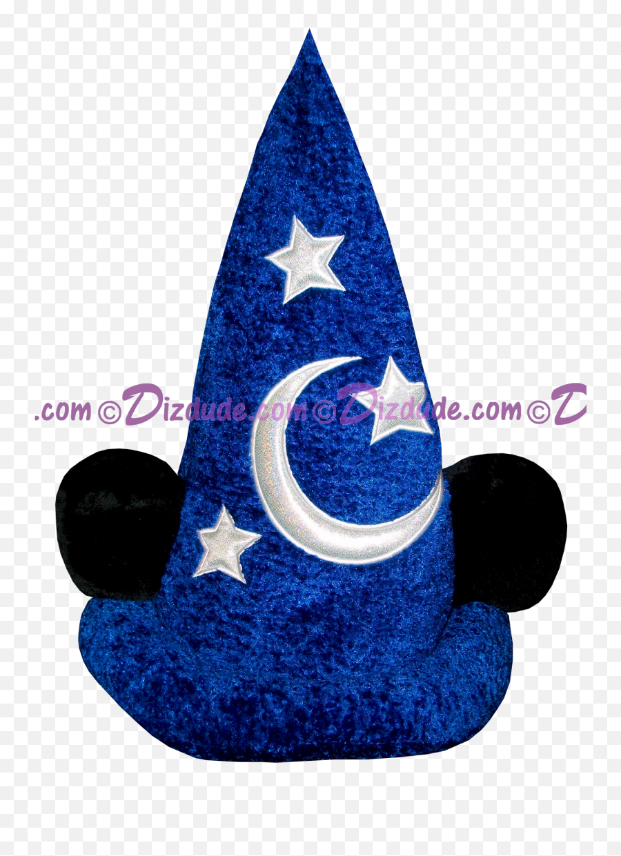Download Disney Plush Sorcerers Hat With Mickey Mouse Ears Emoji,Mickey Mouse Ears Png
