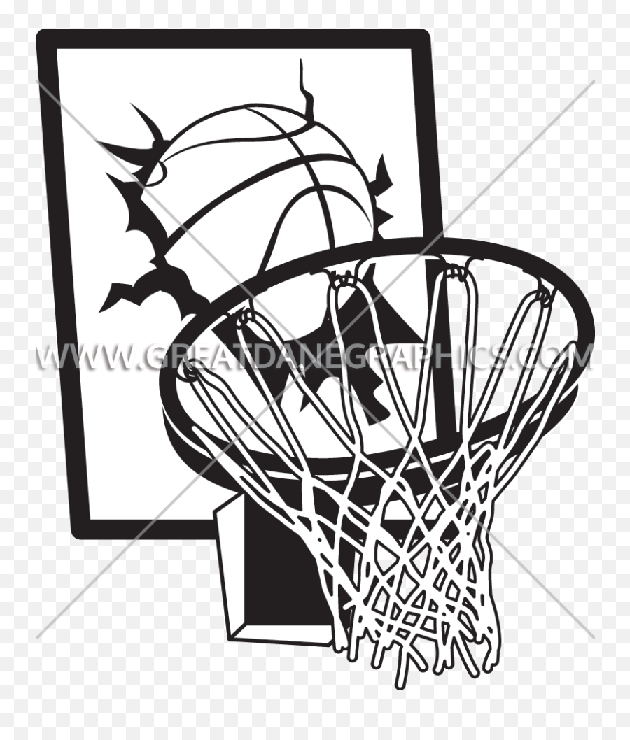 Clipart Book Basketball Clipart Book - Drawings Of Basketball Going Into Hoop Emoji,Basketball Clipart Black And White
