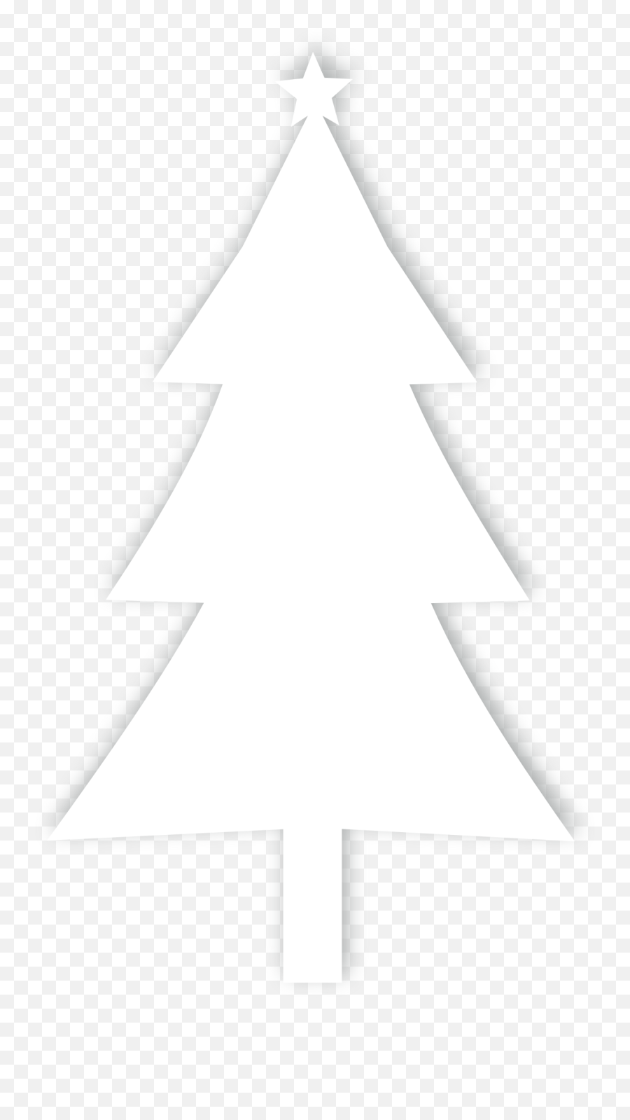 Christmas Tree Png Clipart - Transparent Background White Christmas Tree Clipart Emoji,Christmas Tree Png