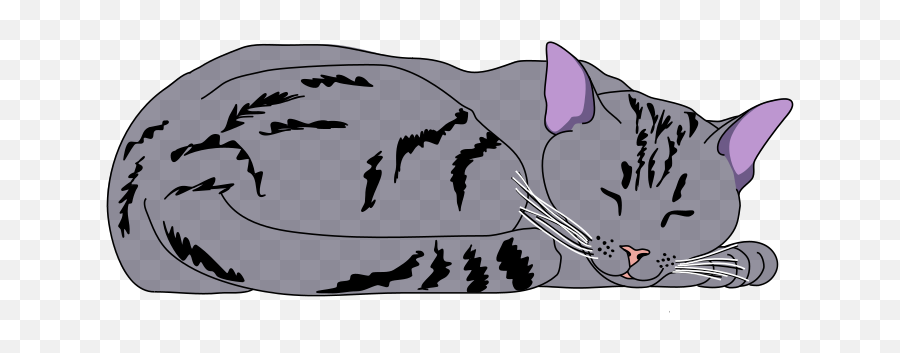 Cat Center Clipart - Clipart Suggest Emoji,Sleeping Cat Clipart