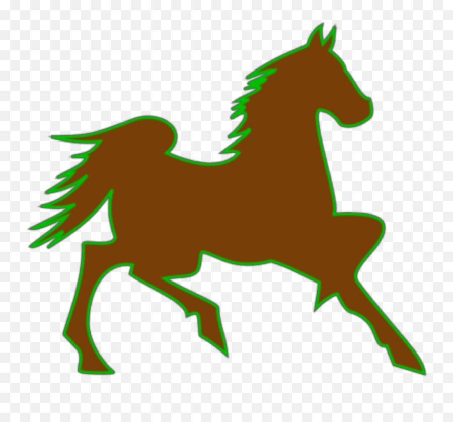 Fire Horse Green Svg Vector Fire Horse Green Clip Art - Svg Emoji,Mustang Head Clipart
