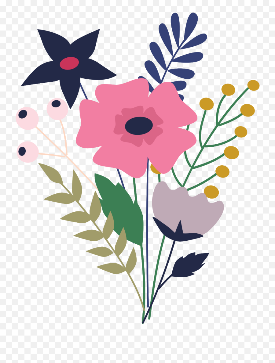 Free Flower Bouquet Png With - Buque De Flores Png Emoji,Flores Png