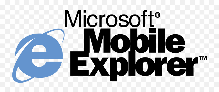 Microsoft Mobile Explorer Logo Png - Internet Explorer 4 Emoji,Internet Explorer Logo