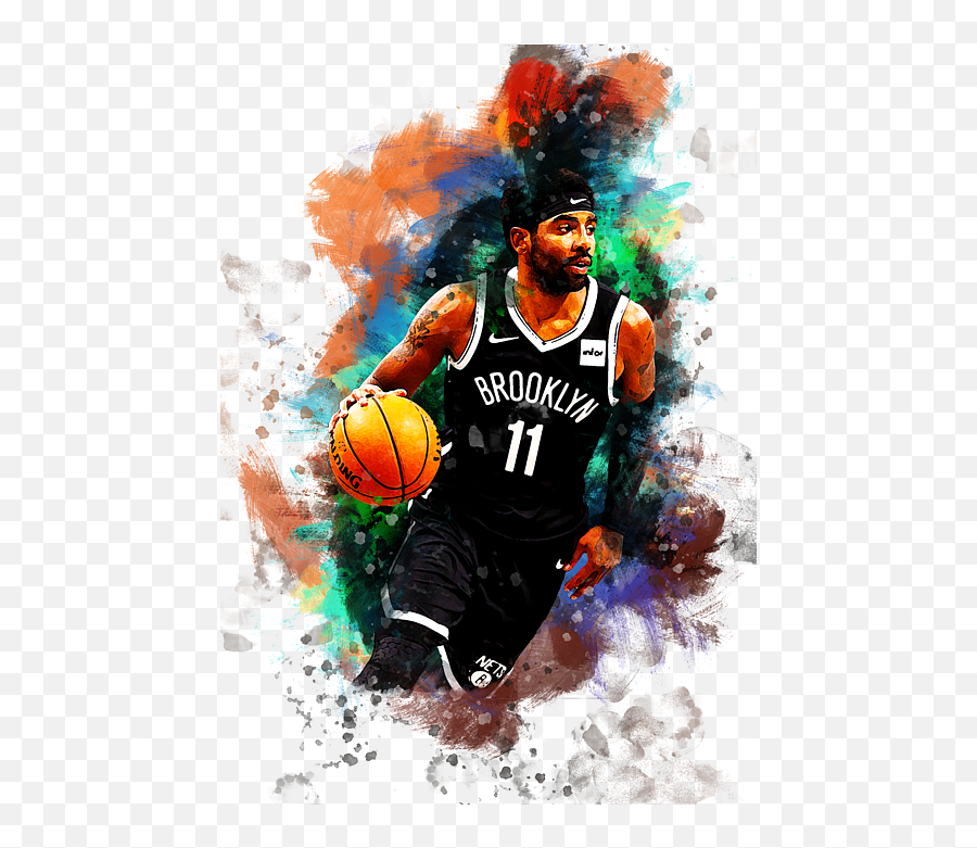 Kyrie Irving Brooklyn Nets Nba Player Greeting Card For Sale Emoji,Nba Player Png