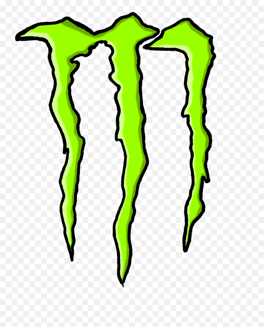 Green Grunge Letter M Monster Logo - Transparent Monster Logo Emoji,M Logo
