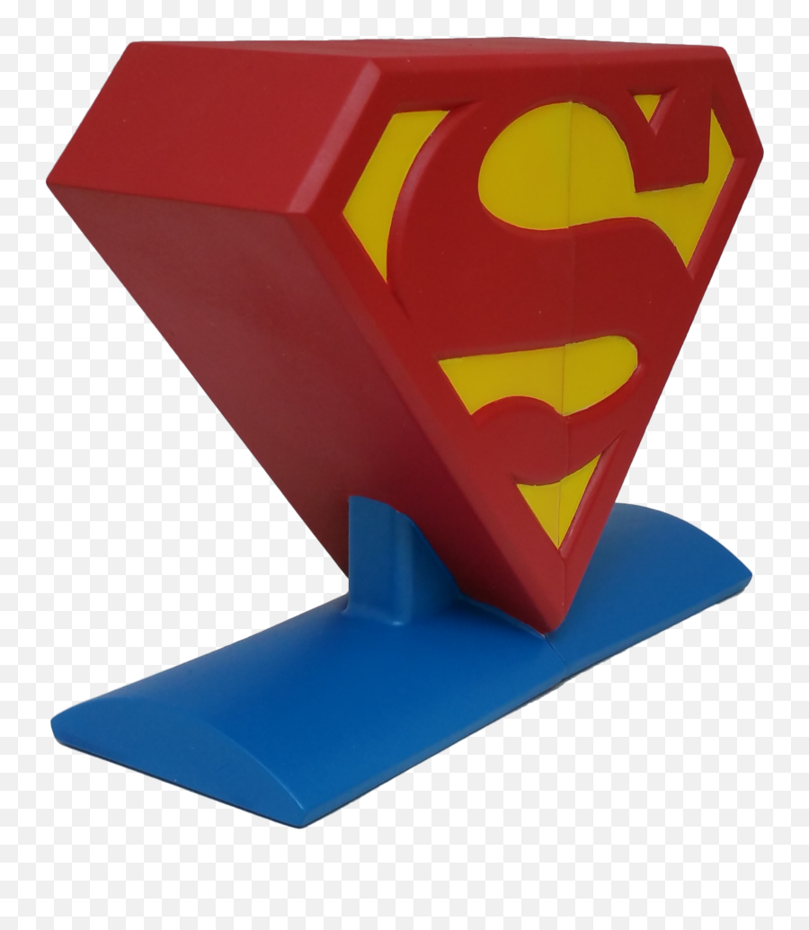 Dc Comics Superman Logo Bookends - Dc Comics Emoji,Super Man Logo